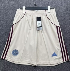 2025/26 Ajax 2nd Away White Thailand Soccer Shorts-315