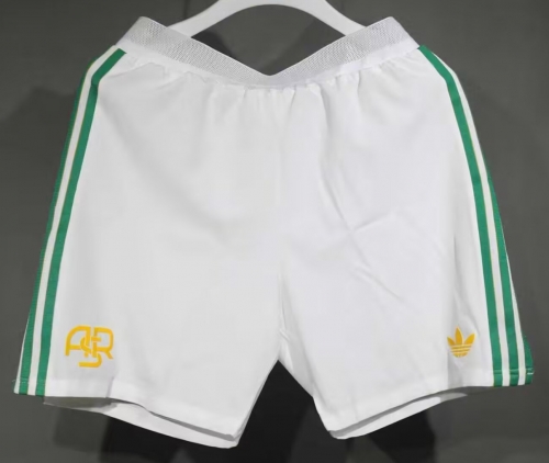 Player Version 2025/26 Roma 2nd Away White Thailand Soccer Shorts-703