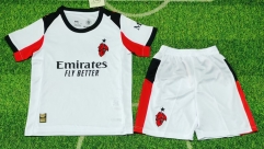 Kids 2025/26 AC Milan Away White Kids/Youth Soccer Uniform