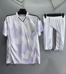 Customize 2025/26 Manited United Away White Soccer Uniform-DN