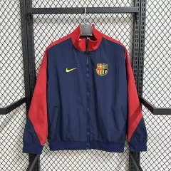2025/26 Barcelona Royal Blue Windbreaker Hoodies Top-C1