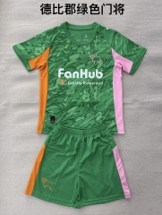 2025/26 Derby County FC Goalkeeper Green Soccer Uniform-208