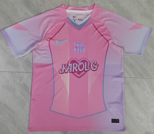 Special Version 2025/26 Barcelona Pink Thailand Soccer Jerseys AAA-510/JM/23