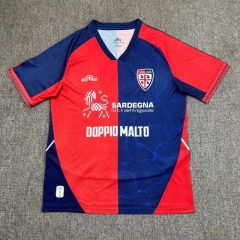 2025/26 Cagliari Calcio Home Red & Black Thailand Soccer Jersey AAA-417