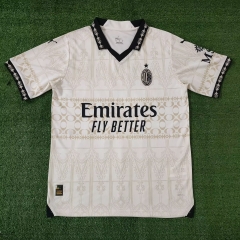 2024/25 AC Milan 2nd Away Yellow Thailand Soccer Jersey AAA-312