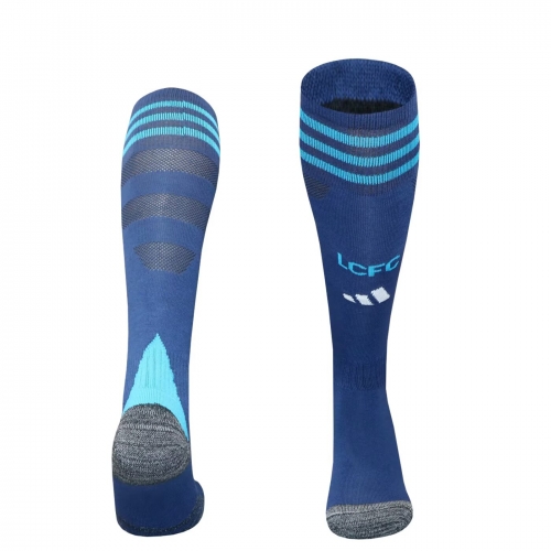 2025/26 Leicester City Away Royal Blue Adult/Kids Thailand Soccer Socks