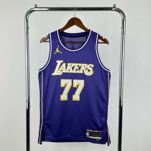 2026 Season Feiren Limited Version Los Angeles Lakers NBA Purple Blue #77 Jersey-311