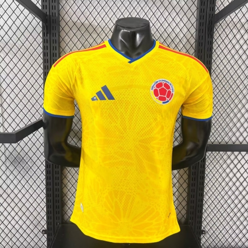 Player Version 2025/26 Colombia Home Yellow Thailand Soccer Jersey AAA-MY/703/XY