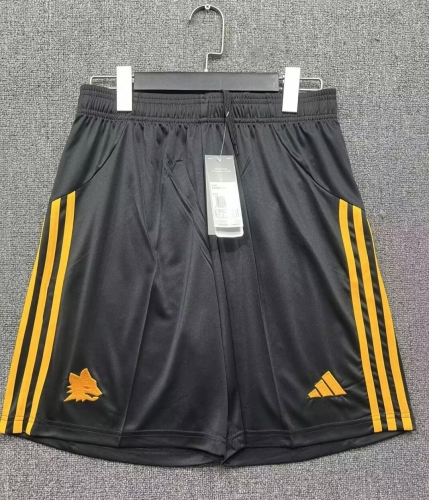 2025/26 Roma Away Black Thailand Soccer Shorts-315