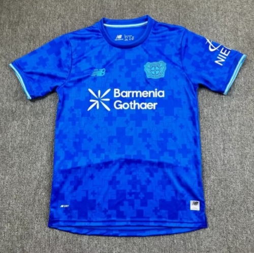 2025/26 Bayer 04 Leverkusen 2nd Away Blue Thailand Soccer Jersey AAA-416