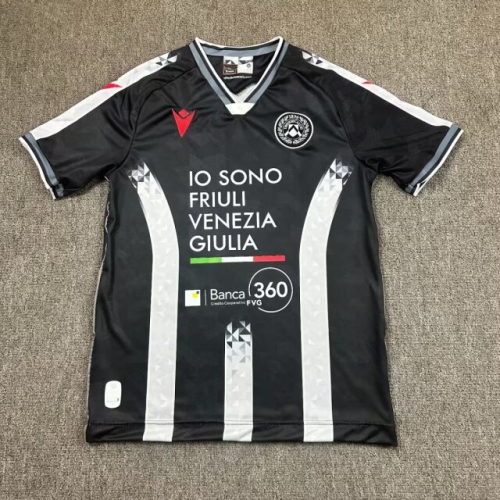 2025/26 Udinese Calcio Home Black Thailand Soccer Jersey AAA-417