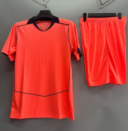 Customize 2025/26 Barcelona 2nd Away Rose Red Soccer Uniform-DN