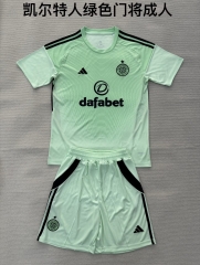 2025/26 Celtic Goalkeeper Green Soccer Uniform-208