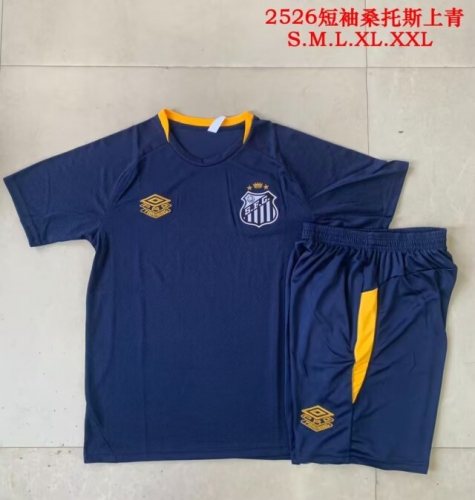 2025/26 Santos Cyan Soccer Tracksuit Uniform-815