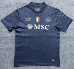 2025/26 UEFA Champions League Napoli 2nd Away Black Thailand Soccer Jersey AAA-07