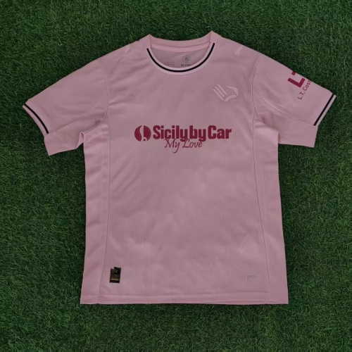 2025/26 Palermo FC Home Pink Thailand Soccer Jersey AAA-416