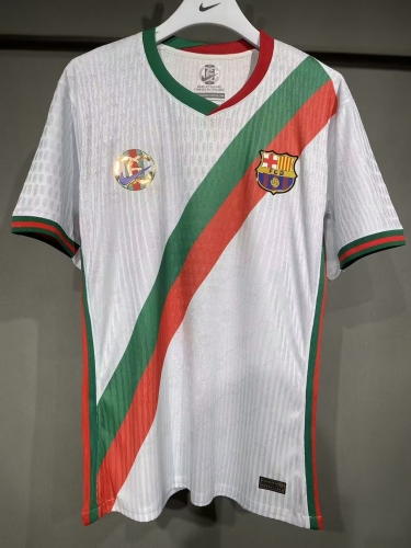 Player Jointed Version 2025/26 Barcelona Gray Thailand Soccer Jerseys AAA-703