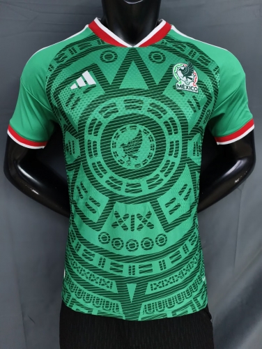 Player Version 2025/26 Mexico Home Green Thailand Soccer Jersey AAA-XY/703/416