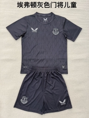 Kids 2025/26 Everton Goalkeeper Gray Kids/Youth Soccer Uniform-208
