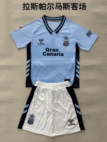 2025/26 UD Las Palmas Away Blue Soccer Uniform-208