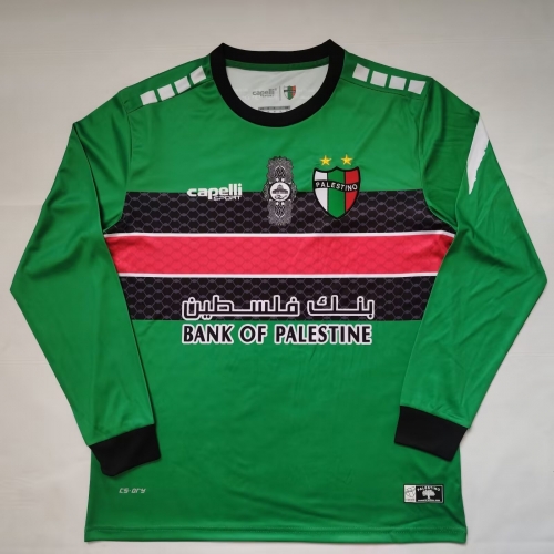 2025/26 Palestine Green Thailand LS Soccer Jersey AAA-38