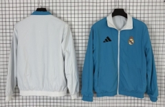 Double-sided 2025/26 Rea Madrid Blue & White Windbreaker Hoodies Top-510