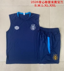 2025/26 Grêmio FBPA Royal Blue Soccer Vest Suit-815