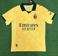 2025/26 AC Milan 2nd Away Yellow Thailand Soccer Jersey AAA-23/312/320