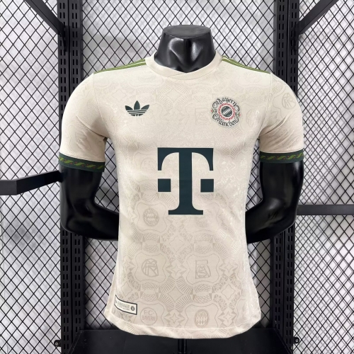 Player Beer Version 2025-26 Bayern München  Yellow & Green Thailand Soccer Jersey AAA-27/MY/308