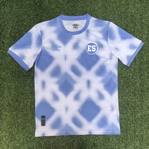 2025/26 El Salvador Blue & White Thailand Soccer Jersey Training AAA-416
