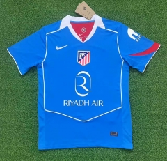 2025/26 Atlético Madrid 2nd Away Blue Thailand Pre-match Soccer Jersey AAA-705/320