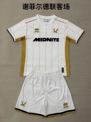 Kids 2025/26 Sheffield United Away White Kids/Youth Soccer Uniform-208