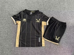 Kids 2025/26 Sheffield United Black Goalkeeper Kids/Youth Soccer Uniform-1040