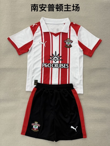 2025/26 Southampton Home Red & White Soccer Uniform-208
