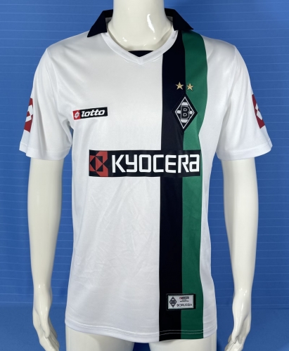 08/09 Retro Version Borussia Mönchengladbach Home White Thailand Soccer Jersey AAA-503