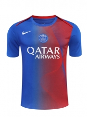 2025/26 Paris SG Red & Blue Thailand Soccer Training Jerseys-418