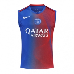 2025/26 Paris SG Red & Blue Thailand Soccer Training Vest -418