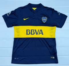 14/15 Retro Version Boca Juniors Home Yellow & Blue Thailand Soccer Jersey AAA-503