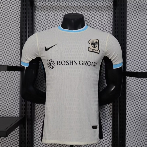 Player Version 2025/26 Al-Ittihad Away White Thailand Soccer Jersey AAA-888
