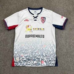 2025/26 Cagliari Calcio Away White Thailand Soccer Jersey AAA-417