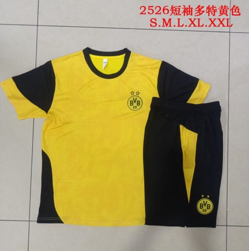 2025/25 Borussia Dortmund Yellow Soccer Tracksuit Uniform-815