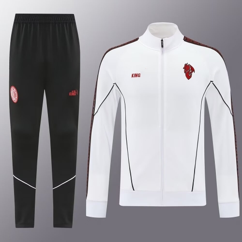 2025/26 #02 AC Milan White Soccer Jacket Uniform-LH