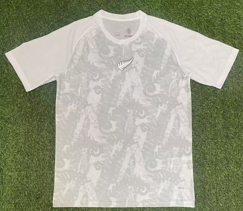 2025/26 New Zealand Gray White Thailand Soccer Training Jersey AAA-416