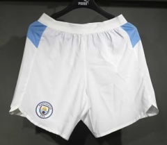 Player Version 2025/26 Manchester City Home White Thailand Soccer Shorts-703