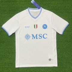 2025/26 UEFA Champions League Napoli Away White Thailand Soccer Jersey AAA-07/320