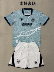 Kids 2025/26 FC Nantes Away Blue Kids/Youth Soccer Uniform-208