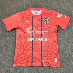 2025/26 Cagliari Calcio 3nd Away Rose Red Thailand Soccer Jersey AAA-417