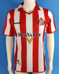 04/05 Retro Sunderland Home Red & White Thailand Soccer Jersey AAA-503