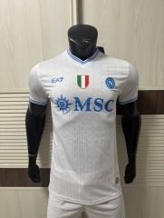 Player Version 2025/26 UEFA Champions League Napoli Away White Thailand Soccer Jersey AAA-308