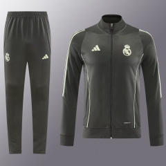 2025/26 #09 Rea Madrid Dark Gray Soccer Jacket Uniform-LH